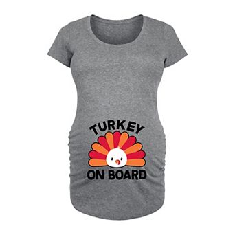 Maternity Turkey On Board Graphic Tee