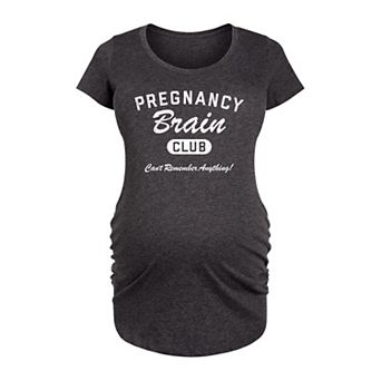 Maternity Pregnancy Brain Club Graphic Tee