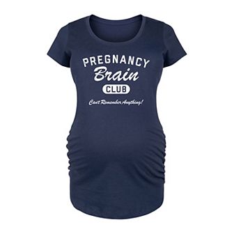 Maternity Pregnancy Brain Club Graphic Tee