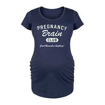 Maternity Pregnancy Brain Club Graphic Tee