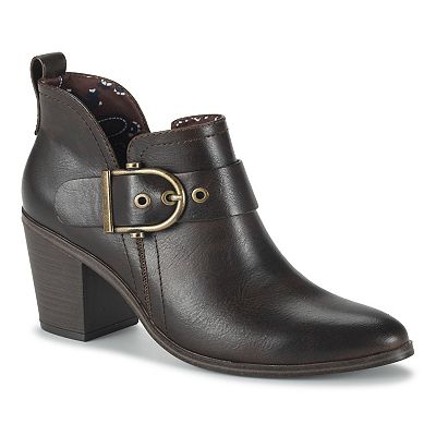 Women s Baretraps Karina Block Heel Ankle Booties