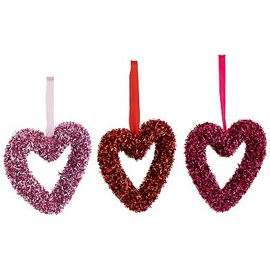 Northlight Shimmering Heart Valentine's Day Wall Decor 18-piece Set
