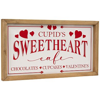 Northlight Cupid's Sweetheart Cafe Valentine's Day Wall Decor