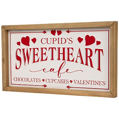 Northlight Cupid's Sweetheart Cafe Valentine's Day Wall Decor
