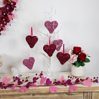 Northlight Shimmering Heart Valentine's Day Wall Decorations 12-piece Set