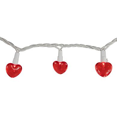 Northlight 20-Piece LED Red Mini Hearts Valentine's Day String Light Decor