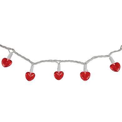 Northlight 20-Piece LED Red Mini Hearts Valentine's Day String Light Decor