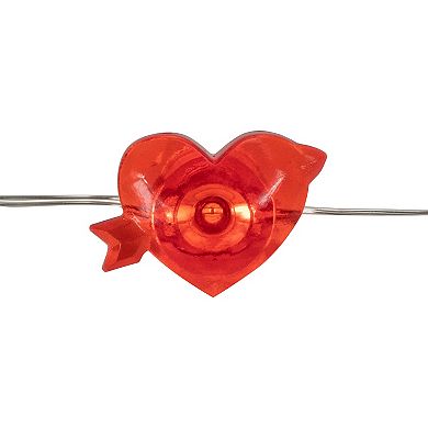 Northlight 20-Piece LED Valentine's Day Heart & Arrow Fairy Light Decor