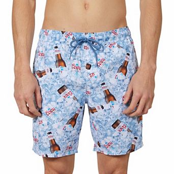Big & Tall Coors Light 9 in Swim Trunks
