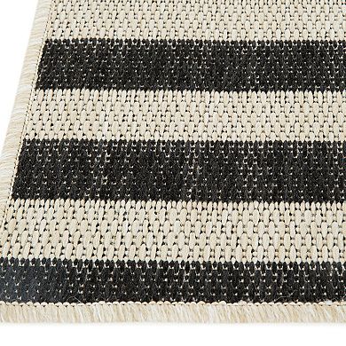 Sonoma Goods For Life® Cabanna Stripe Indoor/Outdoor Accent + Area Rugs 