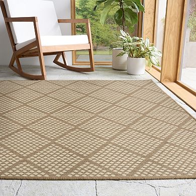 Sonoma Goods For Life® Dotted Diamond Indoor/Outdoor Area Rugs