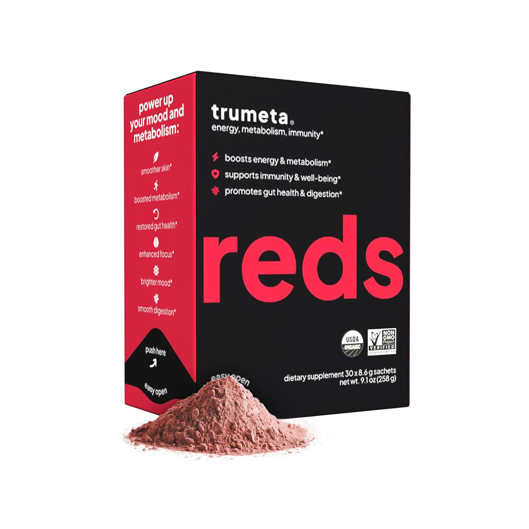 TRUMETA Reds Superfood Supplement - 30 Day Supply