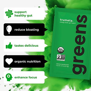 TRUMETA Greens Superfood Supplement - 30 Day Supply