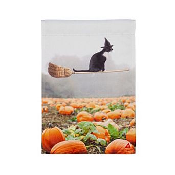 Evergreen Enterprises Flying Cat Garden Suede Flag