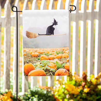 Evergreen Enterprises Flying Cat Garden Suede Flag