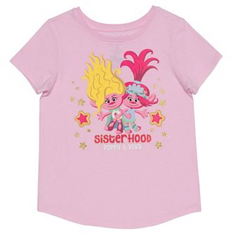 Girls 4-12 Jumping Beans® DreamWorks Trolls Poppy & Viva Sisterhood Graphic Tee