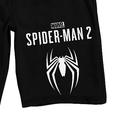 Men's Marvel Spider-Man 2 Game Logo Pajama Shorts