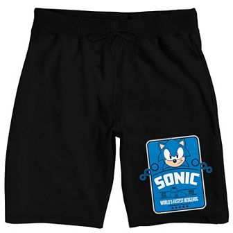 Men's Sonic The Hedgehog "World's Fastest" Pajama Shorts