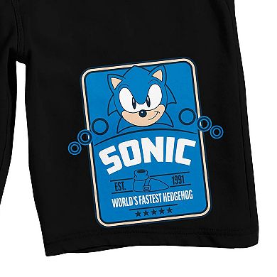 Men's Sonic The Hedgehog Pajama Shorts