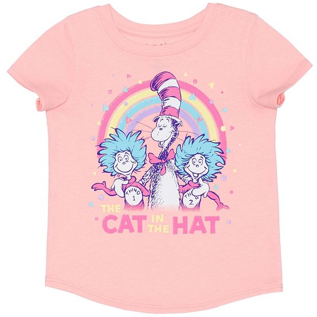 Girls cat in the hat outlet shirt