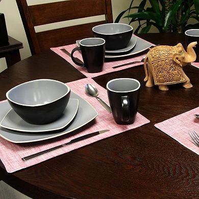 Gibson Soho Lounge Matte 16-Piece Dinnerware Set