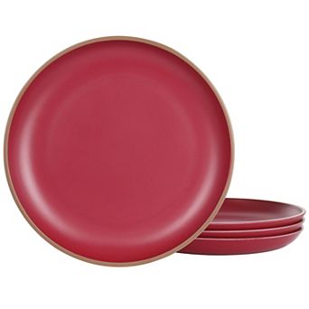 Gibson Home Rockabye 4 pc Melamine Dinner Plate Set