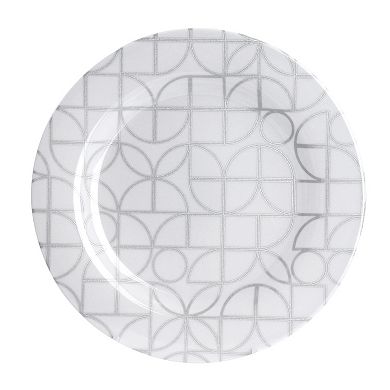 Laurie Gates California Designs Summer Bloom 12 Piece Melamine Dinnerware Set