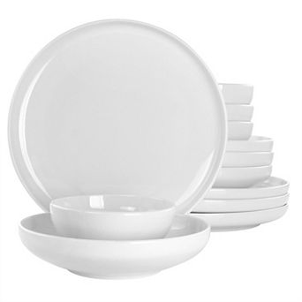 Gibson Home Oslo Peak 12 pc Fine Ceramic Dinnerware Set