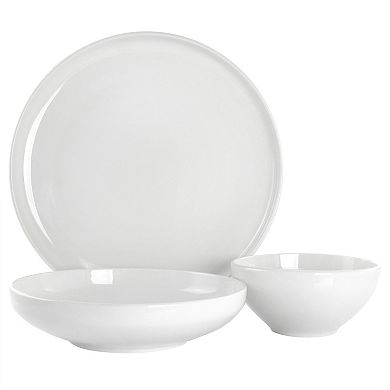 Gibson Home Oslo Peak 12 Piece Fine Ceramic Dinnerware Set