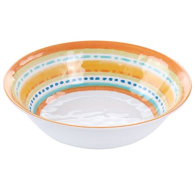 Laurie Gates California Designs Casablanca 12 Piece Melamine Dinnerware Set