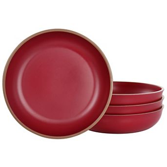 Gibson Home Rockabye 4 pc Melamine Dinner Bowl Set