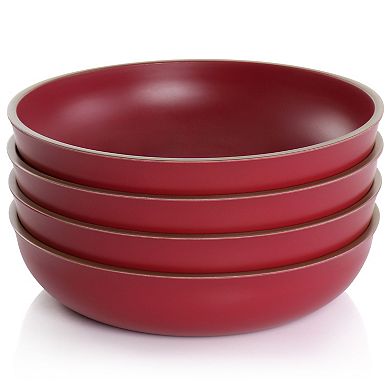 Gibson Home Rockabye 4 Piece Melamine Dinner Bowl Set
