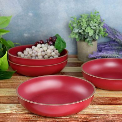 Gibson Home Rockabye 4 Piece Melamine Dinner Bowl Set