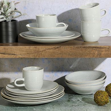 Laurie Gates Ravenna 16 Piece Round Stoneware Dinnerware Set
