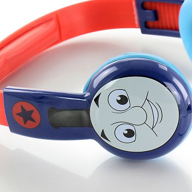 Thomas and Friends Kid-Safe Headphones in Blue and Red