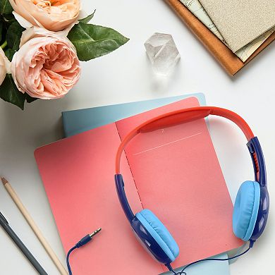 Thomas and Friends Kid-Safe Headphones in Blue and Red