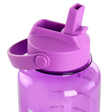 Gibson Home Brever 50oz Hydrate Yourself Hourly Motivation Water Bottle