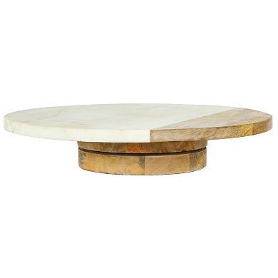 Laurie Gates 16 Inch Lazy Susan in Natural Wood