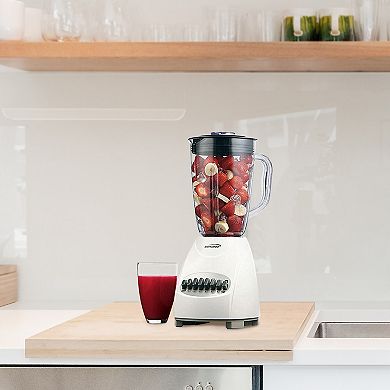 Brentwood 12 Speed Blender with Plastic Jar