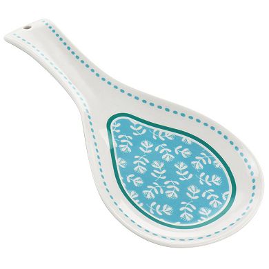 Gibson Home Village Vines Fine Ceramic Spoon Rest