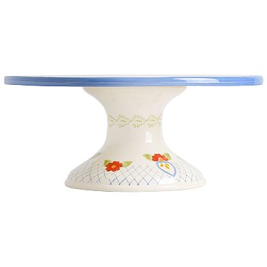 Laurie Gates California Designs Stoneware 12 Inch Cake Stand