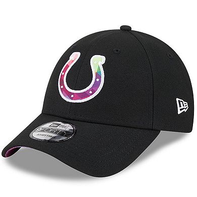 Men's New Era Black Indianapolis Colts 2023 NFL Crucial Catch 9FORTY Adjustable Hat