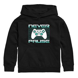 Boys 8-20 Never Pause Game Controller Hoodie
