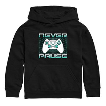 Boys 8-20 Never Pause Game Controller Hoodie
