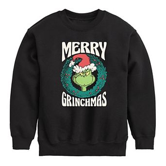 Boys 8-20 Dr. Seuss The Grinch Merry Grinchmas Fleece Sweatshirt