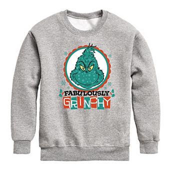 Boys 8-20 Dr. Seuss The Grinch Fabulously Grinchy Fleece Sweatshirt