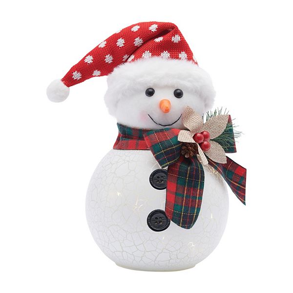 Studio 66 Piper Plush Snowman Lighting Table Decor