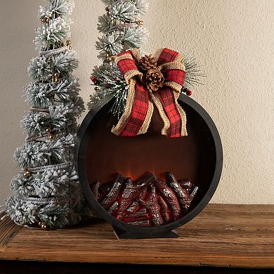 Studio 66 Embers LED Fireplace Floor Decor