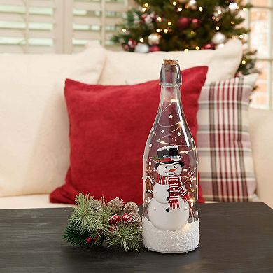 Studio 66 Snowy Daze Bottle Lighting Table Decor