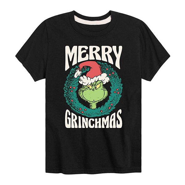 Boys 8-20 Dr. Seuss The Grinch Merry Grinchmas Graphic Tee